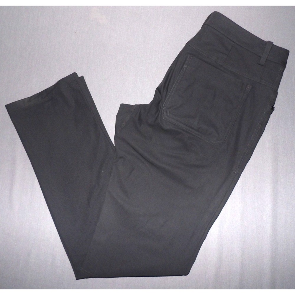 Lululemon Dark Gray 5 Pocket Performance Commission Chino Pants Men's 32 X 33